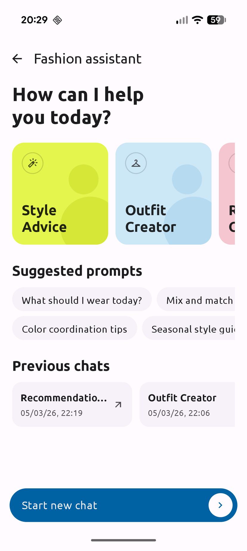 AI Stylist assistant
